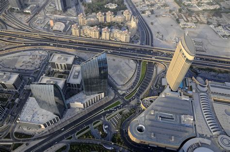 Sheikh Zayed Road Seen From Above 1 Downtown Dubai Pictures