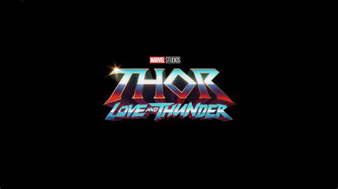 Thor Love And Thunder 2021 Logo Wallpaperhd Movies Wallpapers4k