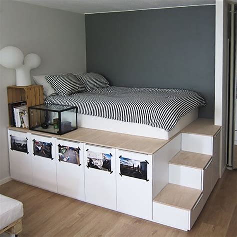 Underbed Storage Solutions For Small Spaces Diy Storage Bed Bedroom