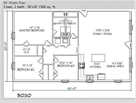Texas Barndominiums Bedroom Open Concept Barndominium Floor Plans