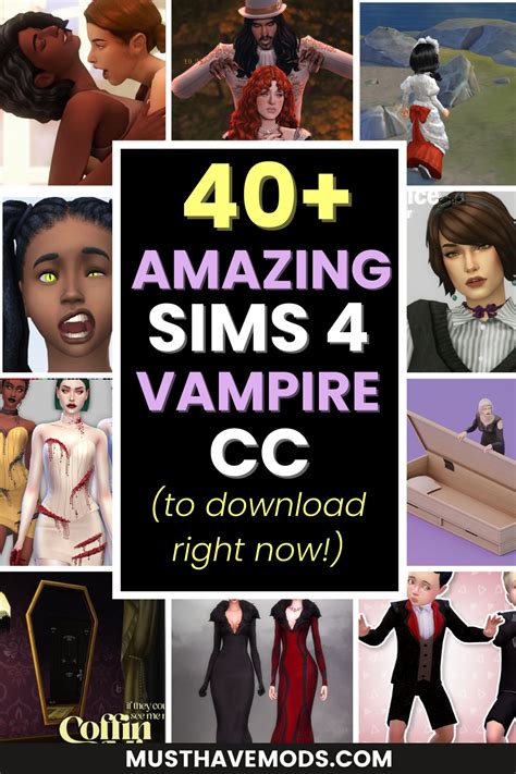 Must Have Mods 40 Must Have Sims 4 Vampire Cc For The Best