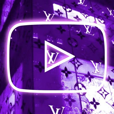 Purple Aesthetic Wallpaper Youtube Icon Goimages Base