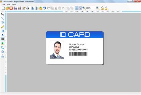 You cannot hold both an identification card and a driver license, even if they are from different states. ID Card Designing Software | create student employee ...