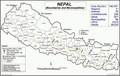Nepal Map Of Nepal