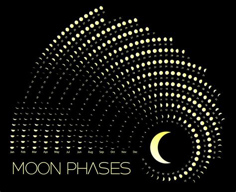 Monthly Moon Phases Calendar For November 2021