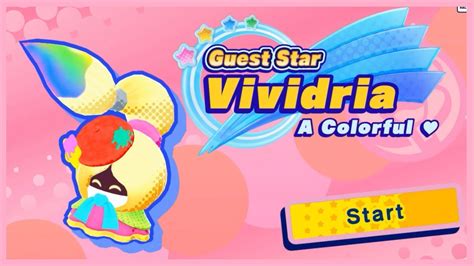 Kirby Star Allies Guest Star Vividria A Colorful No Commentary