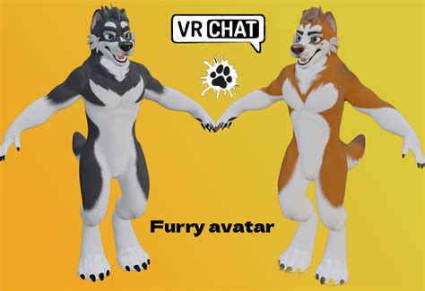 I Will Custom 3d Furry Model Furry Avatar Vr Chat Avatar Vr