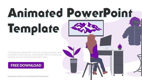 Animated Powerpoint Template Free Download 2019 Presentation Library
