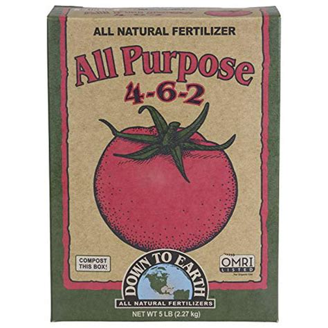 Down To Earth Organic All Purpose Fertilizer Mix 4 6 2 5 Lb Walmart