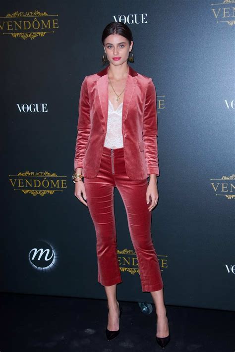 Taylor Hill At Vogue X Irving Penn Party During Paris Fashion Week France