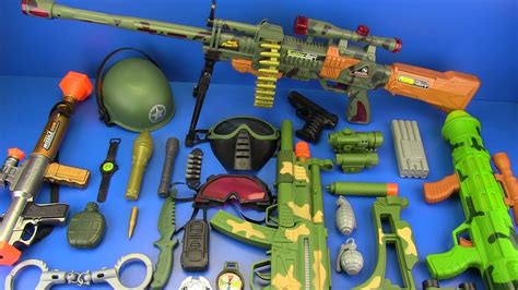 Guns Toys For Kids Military Guns Video For Kids Machine Gun