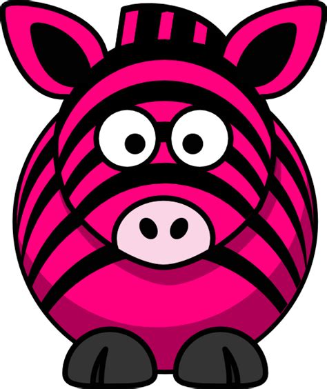 Pink Zebra Clip Art At Vector Clip Art Online Royalty Free