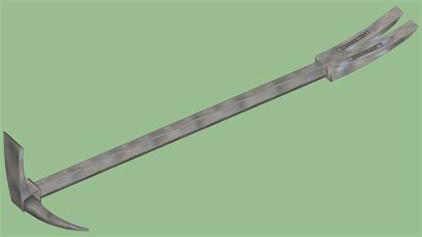 Firefighter Series Equipment Pro Bar Halligan Tool 3d Warehouse