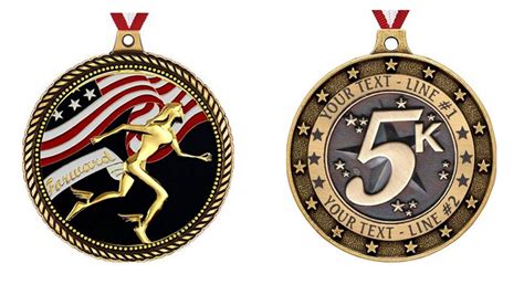 Customize The Short Distance 5k Running Medals Custom Medals