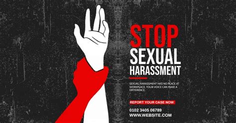 Copy Of Stop Sexual Harassment Postermywall