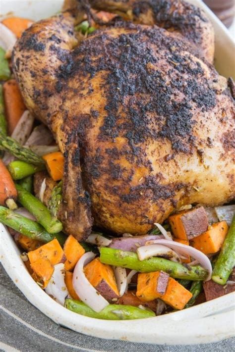 Whole Roast Chicken And Vegetables The Roasted Root