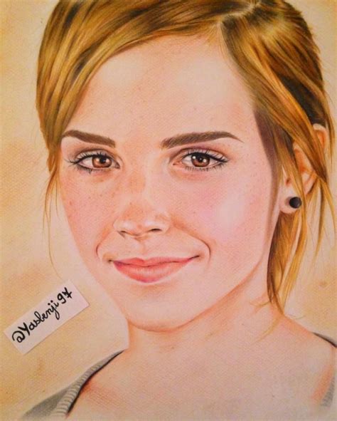 Emma Watson By Yasmine Celebrity Portraits Online Gallery Emma Watson