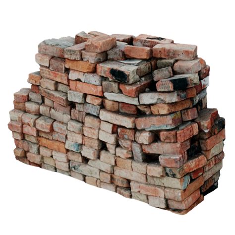 Old Pile Of Bricks 3d Structure Models Blenderkit