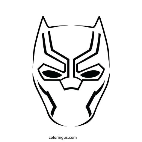 Avengers Black Panther Coloring Pages Coloringus