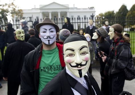 Anonymous Million Mask March Protests Corruption Corporations Nbc