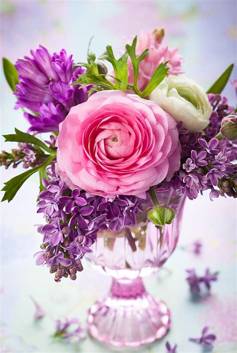 Pink And Purple Centerpiece Lovely And Amazing Weddings
