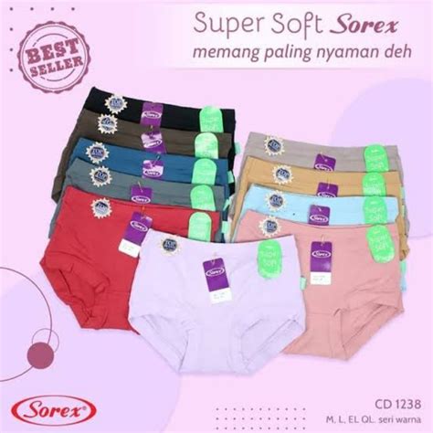 Jual Sorex Celana Dalam Wanita Cd 1238 Super Soft Shopee Indonesia