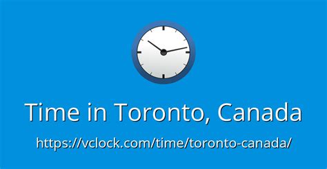 What exact time in canada now with seconds. Time in Toronto, Canada - vClock