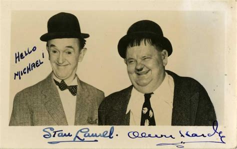 Bonhams Laurel And Hardy Autographs