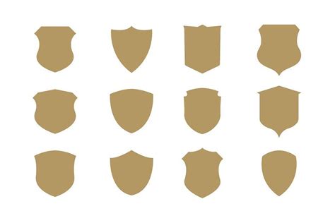 1080 Vector Shields Shapes Shapes Get Free Stuff Creative Market