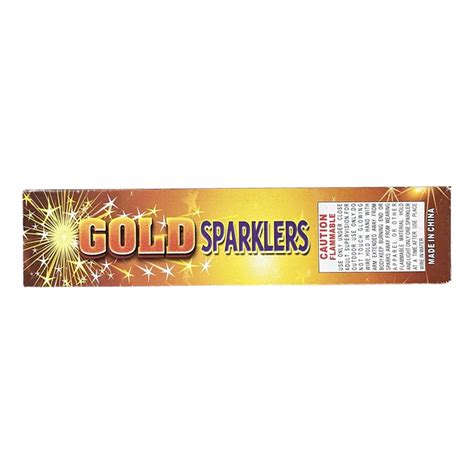 Sparklers Gold 6pc Nikkis The T Shop