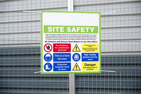 Considerations When Using Construction Fence Signage Apex Signage