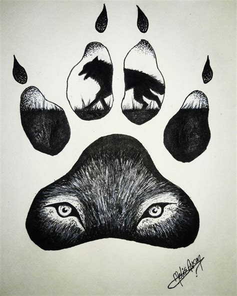 Wolf Claw Drawing Wolf Drawing Drawings Animal Drawings