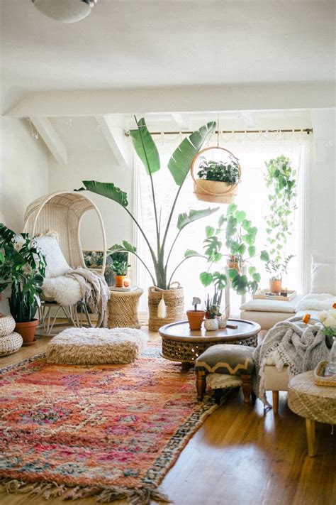 28 Scandinavian Rooms With Boho Style Talkdecor Boho Chic Living