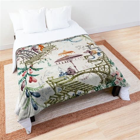 Chinoiserie Bedding Green Chinoiserie Chinoiserie Pattern Quilt