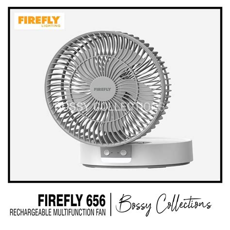 Firefly Rechargeable Fan With Nightlight I Fel 656 Shopee Philippines