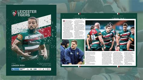 Digital Matchday Programme Leicester Tigers