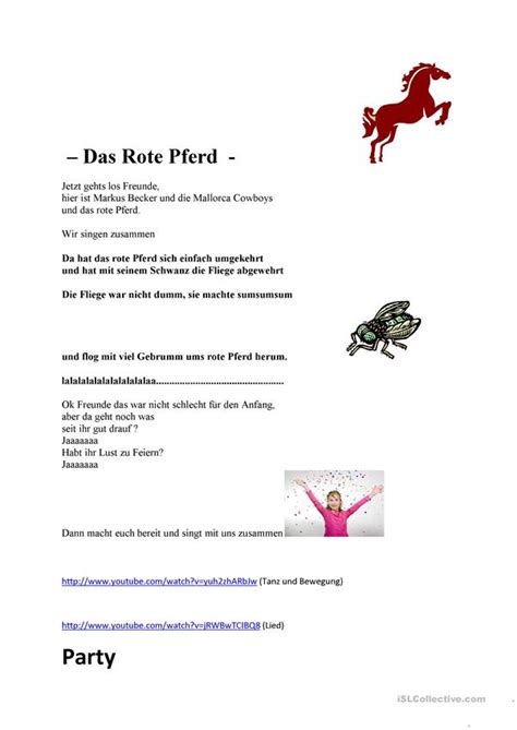 Check spelling or type a new query. Das rote Pferd Arbeitsblatt - Kostenlose DAF Arbeitsblätter