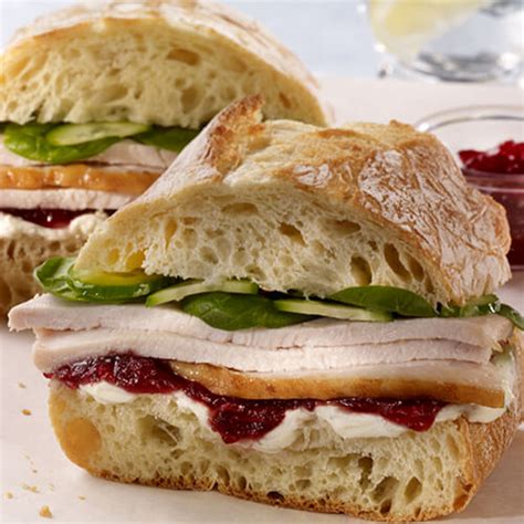 Cranberry Turkey Ciabatta JENNIE O Recipes