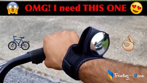 Bicycle Wrist Safety Rear Mirror Youtube