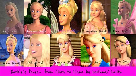 All Barbie Movies Barbies From 2001 2008the Princess And The Pauper