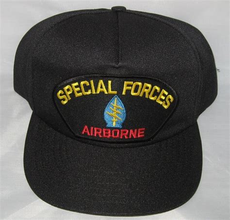New Us Army Special Force Airborne Baseball Cap Black Made In Usa Ebay
