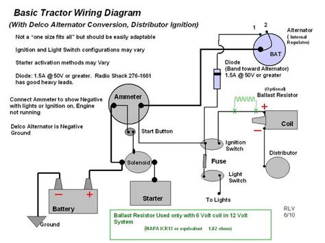 Diagram Farmall Tractor Alternator Conversion Wiring Diagram