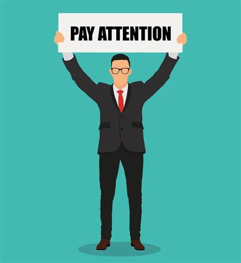 1067 Pay Attention Vector Images Depositphotos