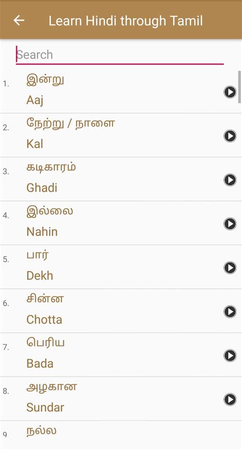 Learn Hindi Through Tamil Apk For Android Download