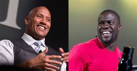 Dwayne The Rock Johnson And Kevin Hart Hilariously Swapped Each Other