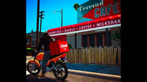 Jogando Gta 5 Mods Fivem Com ServiÇos Ifood Lacrima CafÉ Youtube