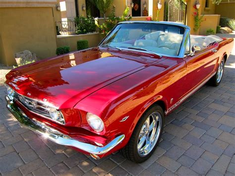 Candy Apple Red Ford Mustang