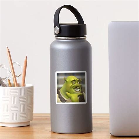 Shrek Never Misses Huh Sticker For Sale By Asianqueen Redbubble