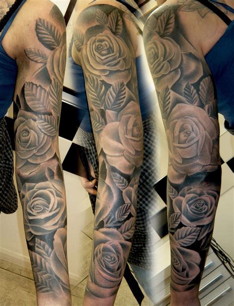Roses Arm Tattoo Sleeve Sleeve Tats Pinterest