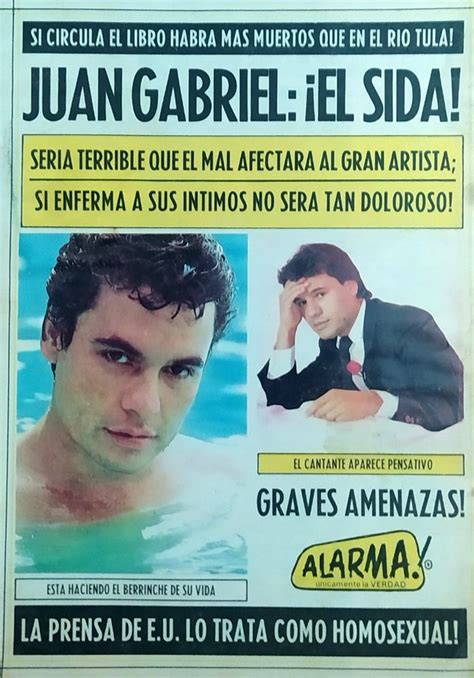 Juan Gabriel En Revista Alarma Historia Detrás De La Portada Homosensual